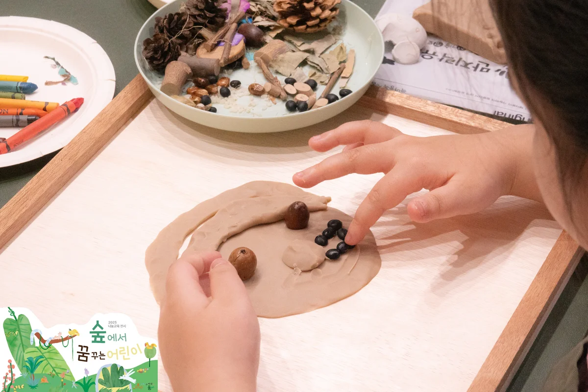 숲에서 꿈꾸는 어린이